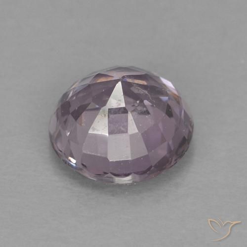 Spinello Viola medio naturale da 0.60 ct, Rotondo, VVS-VS