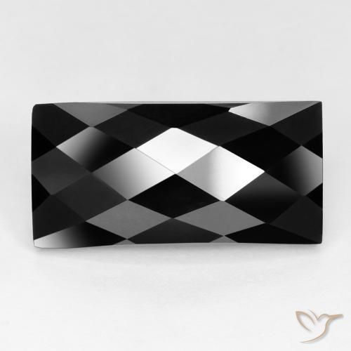 12.28ct Naturale Nero Spinello, Taglio a baguette, Opaco