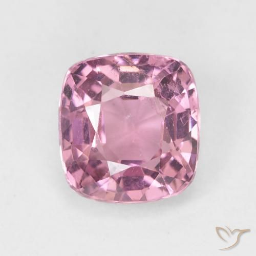 Spinello naturale rosa da 1,54 ct, taglio a cuscino, VS