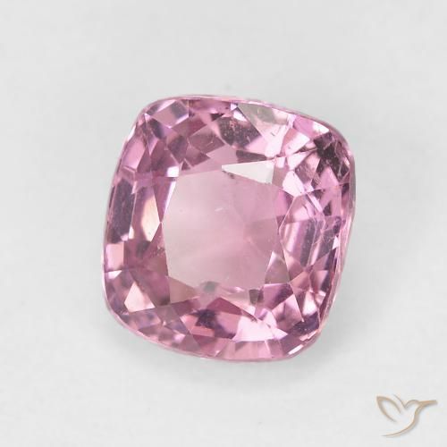 Spinello naturale rosa da 1,54 ct, taglio a cuscino, VS