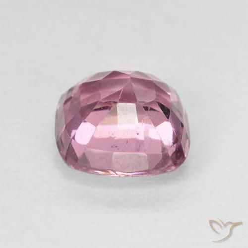 Spinello naturale rosa da 1,54 ct, taglio a cuscino, VS