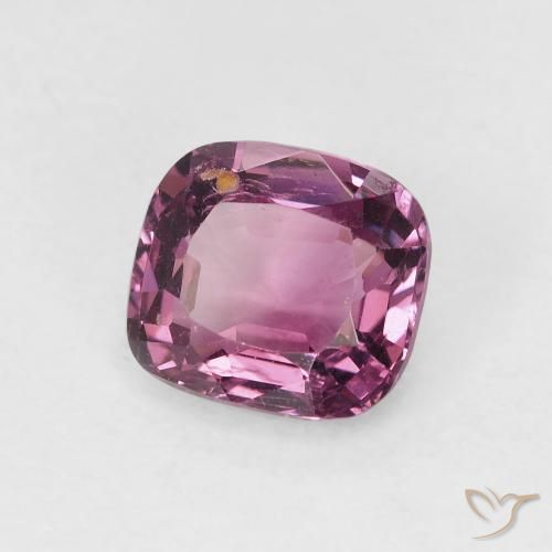 Spinello Prugna Viola naturale da 1.73 ct, Cuscino, VVS-VS