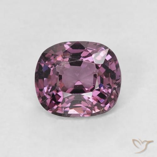 0.82ct Naturale Viola scuro Spinello, Cuscino, VVS-VS