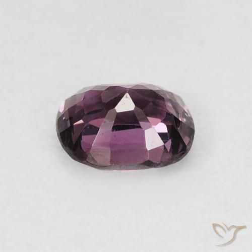 Spinello Viola scuro naturale da 0.82 ct, Cuscino, VVS-VS