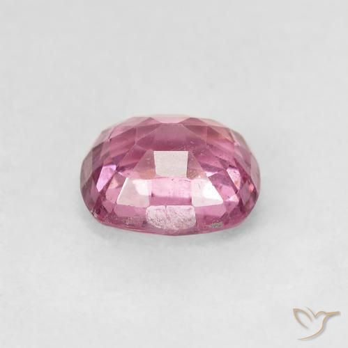 Spinello naturale rosa da 1,47 ct, taglio a cuscino, VS