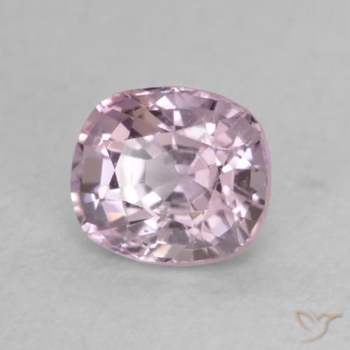 Spinello Viola grigio naturale da 0.65 ct, Cuscino, VS