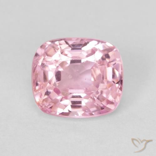 Spinello Rosa gomma da masticare naturale da 0.59 ct, Taglio a cuscino, VS