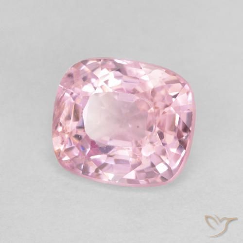 Spinello Rosa gomma da masticare naturale da 0.59 ct, Taglio a cuscino, VS