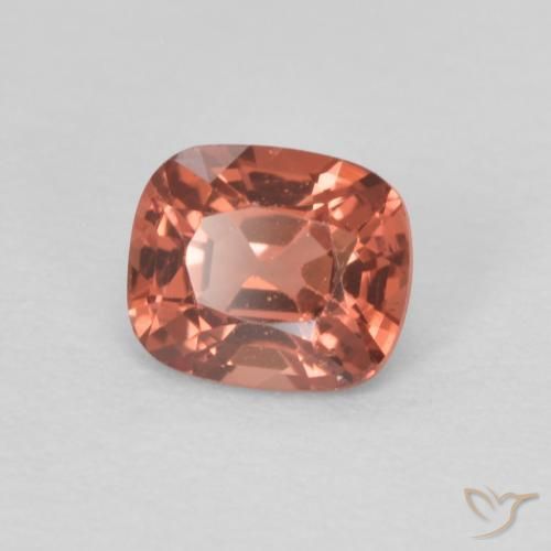 Spinello Rosa brillante naturale da 0.44 ct, Cuscino, VS