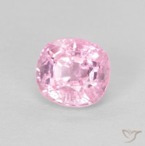 Spinello Rosa rosa naturale da 0.52 ct, Cuscino, VS