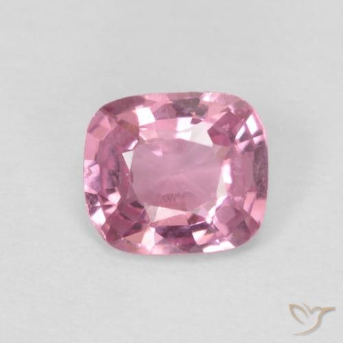 0.42ct Naturale Rosa gomma da masticare Spinello, Cuscino, VVS, Photo A
