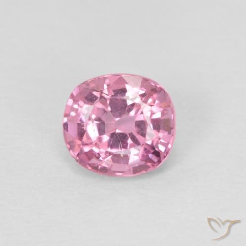 Spinello Rosa medio naturale da 0.37 ct, Cuscino, VS