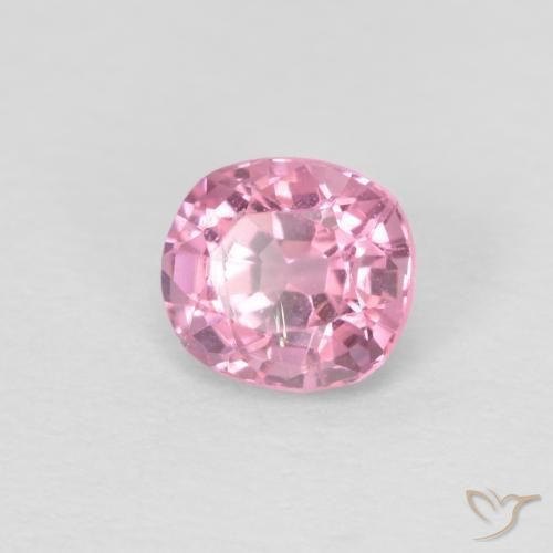 Spinello Rosa medio naturale da 0.37 ct, Cuscino, VS