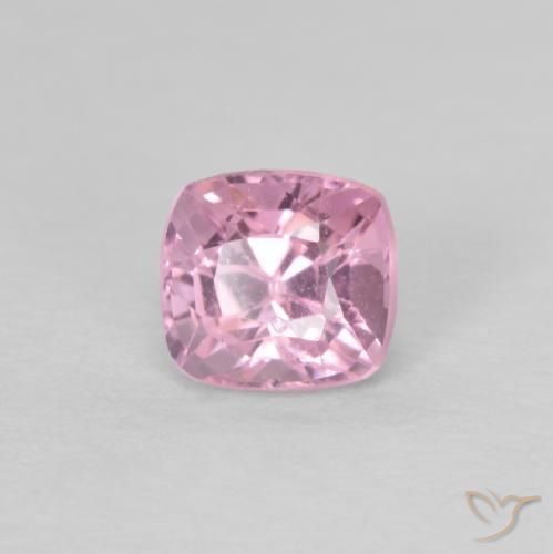 Spinello Rosa Molto Chiaro naturale da 0.40 ct, Cuscino, VVS-VS