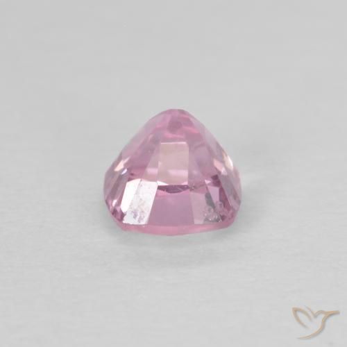 Spinello Rosa Molto Chiaro naturale da 0.40 ct, Cuscino, VVS-VS