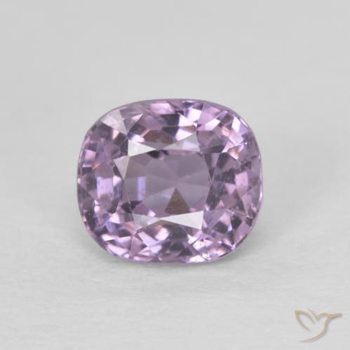 0.66ct Naturale Viola grigiastro chiaro Spinello, Cuscino, VS