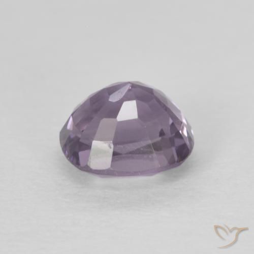 Spinello Viola grigiastro chiaro naturale da 0.66 ct, Cuscino, VS