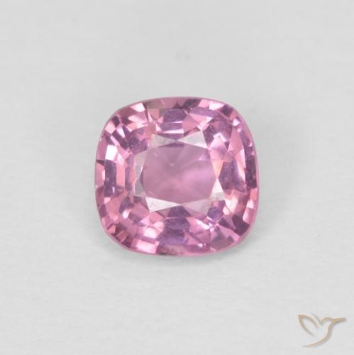 0.38ct Naturale Rosa viola reale molto chiaro Spinello, Cuscino, VS