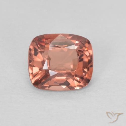 0.55ct Naturale Arancione rossastra Spinello, Cuscino, VVS-VS