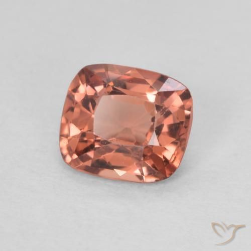Spinello Arancione rossastra naturale da 0.55 ct, Cuscino, VVS-VS