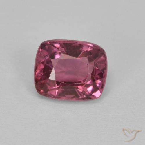 0.60ct Naturale Viola scuro Spinello, Cuscino, VVS-VS