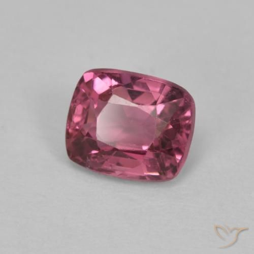 Spinello Viola scuro naturale da 0.60 ct, Cuscino, VVS-VS