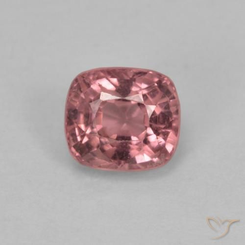 0.60ct Naturale Viola rossastro Spinello, Cuscino, VVS-VS