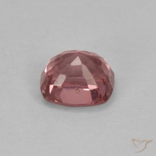 Spinello Viola rossastro naturale da 0.60 ct, Cuscino, VVS-VS