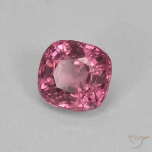 Spinello Viola medio naturale da 0.63 ct, Cuscino, VVS-VS