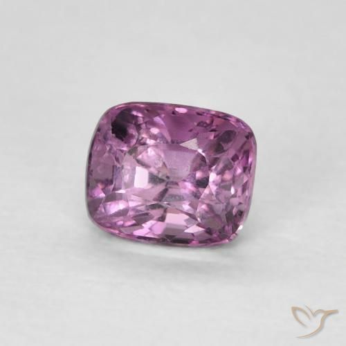Spinello Viola medio naturale da 0.50 ct, Cuscino, VS