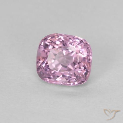 Spinello Rosa medio naturale da 0.59 ct, Cuscino, VVS-VS
