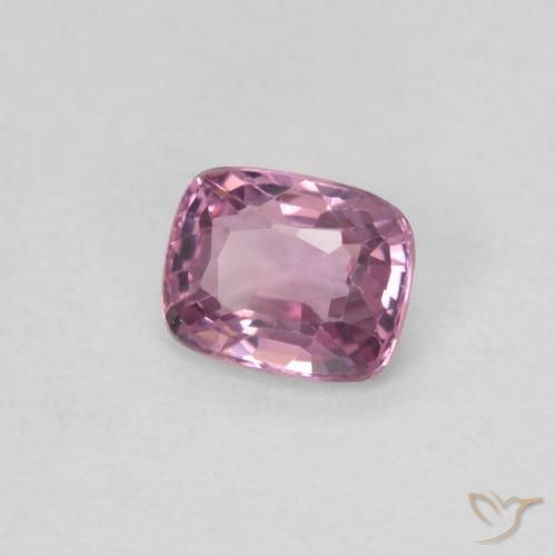 Spinello Rosa chiaro naturale da 0.41 ct, Cuscino, VVS-VS
