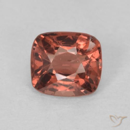 0.53ct Naturale Rosso bacca intenso Spinello, Cuscino, VS