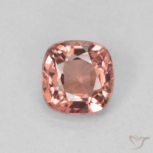 0.54ct Naturale Rosa arancione Spinello, Cuscino, VVS