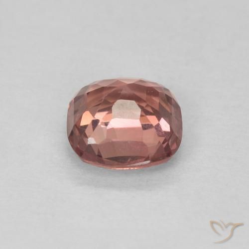 Spinello Rosa arancione naturale da 0.54 ct, Cuscino, VVS