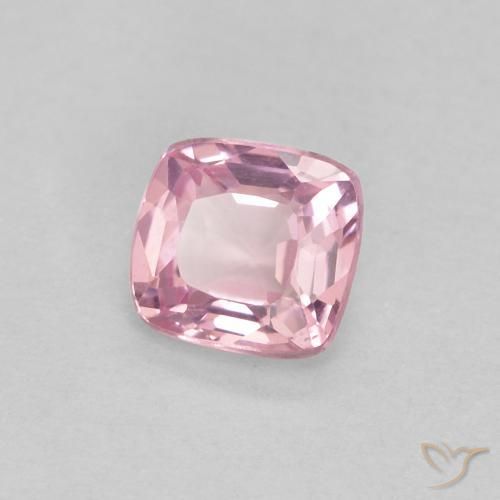 Spinello Rosa chiaro gomma da masticare naturale da 0.39 ct, Cuscino, VVS