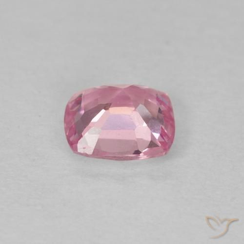 Spinello Rosa chiaro gomma da masticare naturale da 0.39 ct, Cuscino, VVS