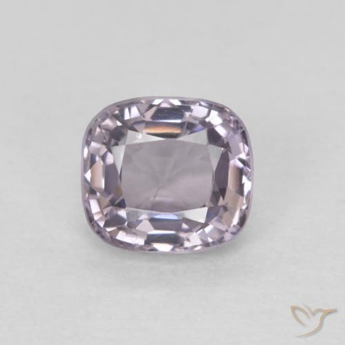0.67ct Naturale Viola grigio Spinello, Cuscino, VVS-VS