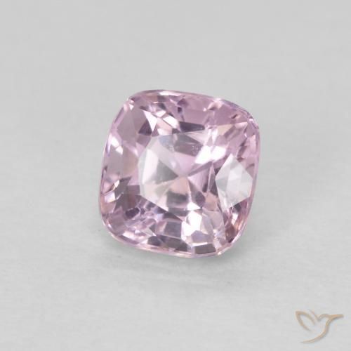 Spinello Rosa chiaro naturale da 0.62 ct, Cuscino, VVS-VS