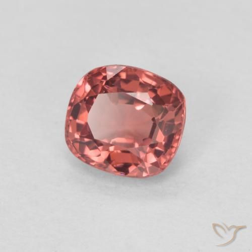 Spinello rosa lampone naturale da 0.55 ct, Cuscino, VVS-VS