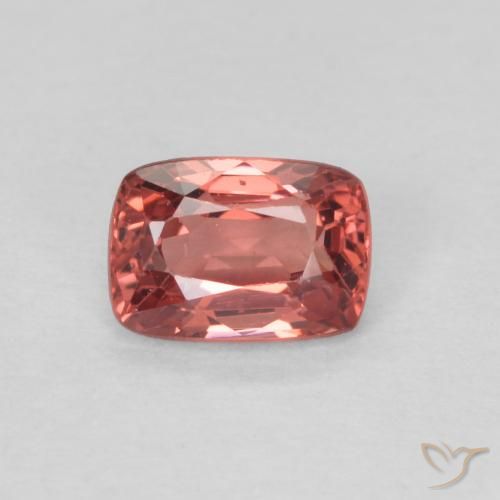 0.56ct Naturale Rosa rossastra Spinello, Cuscino, VS, Photo A