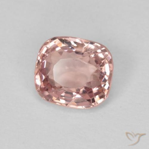 Spinello Rosa chiaro naturale da 0.64 ct, Cuscino, VVS