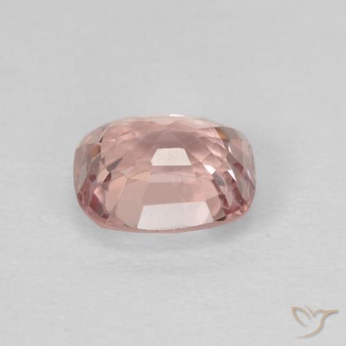 Spinello Rosa chiaro naturale da 0.64 ct, Cuscino, VVS