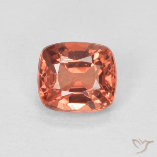 0.56ct Naturale rosa lampone Spinello, Cuscino, VS