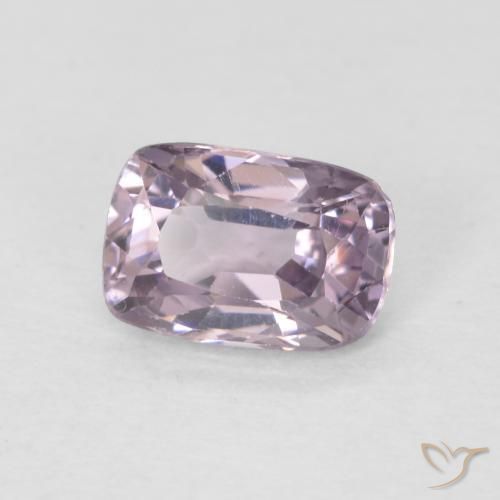 Spinello Viola grigiastro chiaro naturale da 0.56 ct, Cuscino, VS