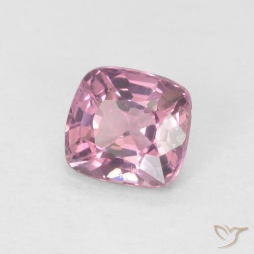 Spinello Rosa Molto Chiaro naturale da 0.55 ct, Cuscino, VS