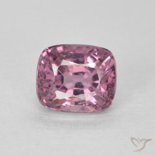 0.77ct Naturale Magenta chiaro Spinello, Cuscino, VS