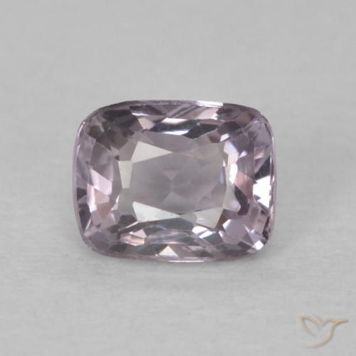 0.55ct Naturale Dark Grey Purple Spinello, Cuscino, VVS, Photo A