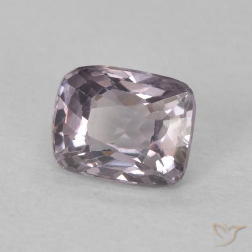 Spinello Dark Grey Purple naturale da 0.55 ct, Cuscino, VVS