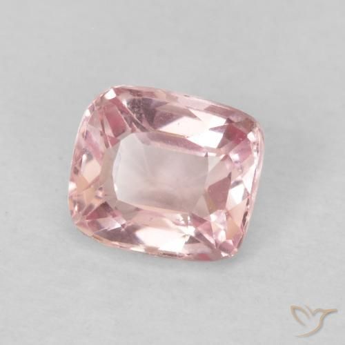 Spinello Rosa chiaro naturale da 0.52 ct, Cuscino, VVS